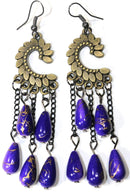 Paisley Petal & Shimmer Beads Earrings - Buy From Go Fives