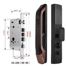 2022 Biometric Fingerprint Smart Security Door With Password, IC Card, Unlock APP & Camera - Buy From Go Fives