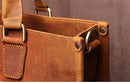 The Dagmar Leather Briefcase | Vintage Leather Messenger Bag - Buy From Go Fives
