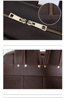 The Gaetano | Large Leather Backpack Camera Bag with Tripod Holder - Buy From Go Fives