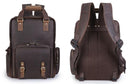 The Gaetano | Large Leather Backpack Camera Bag with Tripod Holder - Buy From Go Fives