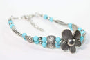 Silver Petal Flowers Bracelet - Buy From Go Fives