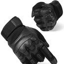 GoFives Touchscreen Knuckle Tactical Military Men-Women Grade Gloves for Shooting Airsoft Paintball Biking Hiking - Black / Small Buy From Go Fives