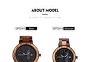 Luxury Brand Wood Timepieces Week Date Display Quartz Watches for Men | Women - Buy From Go Fives