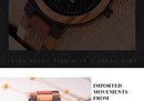 Luxury Brand Wood Timepieces Week Date Display Quartz Watches for Men | Women - Buy From Go Fives