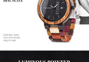 Luxury Brand Wood Timepieces Week Date Display Quartz Watches for Men | Women - Buy From Go Fives