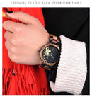 Wooden Quartz Watches for Men & Women Lover's Wrist - Buy From Go Fives