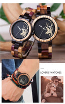 Wooden Quartz Watches for Men & Women Lover's Wrist - Buy From Go Fives