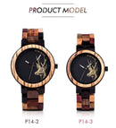 Wooden Quartz Watches for Men & Women Lover's Wrist - Buy From Go Fives