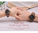 Wooden Quartz Watches for Men & Women Lover's Wrist - Buy From Go Fives