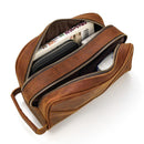 The Nomad Toiletry Bag | Genuine Leather Travel Toiletry Bag - Buy From Go Fives