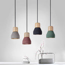 Nordic Modern Minimalism Pendant Chandelier Lights made with Wood & Cement - Buy From Go Fives