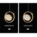 Nordic Modern Gold-Plated Chandelier With LED Pendant Light - Gold B / Warm White Buy From Go Fives