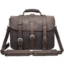 The Gustav Messenger Bag | Large Capacity Vintage Leather Messenger Bag - Buy From Go Fives