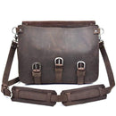 The Gustav Messenger Bag | Large Capacity Vintage Leather Messenger Bag - Buy From Go Fives