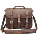 The Gustav Messenger Bag | Large Capacity Vintage Leather Messenger Bag - Buy From Go Fives