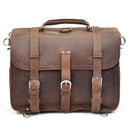 The Gustav Messenger Bag | Large Capacity Vintage Leather Messenger Bag - Buy From Go Fives