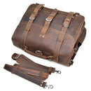 The Gustav Messenger Bag | Large Capacity Vintage Leather Messenger Bag - Buy From Go Fives