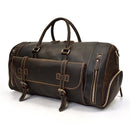 The Bard Weekender | Handmade Leather Duffle Bag - Buy From Go Fives