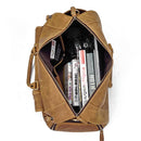 The Bard Weekender | Handmade Leather Duffle Bag - Buy From Go Fives