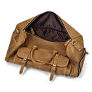 The Bard Weekender | Handmade Leather Duffle Bag - Buy From Go Fives